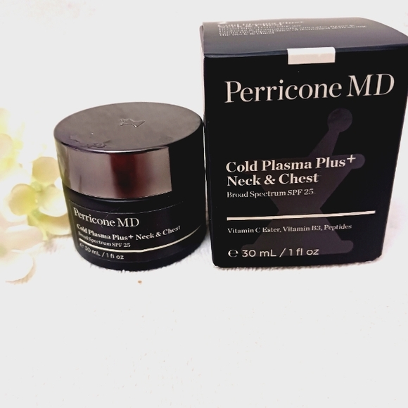 PERRICONE MD Cold Plasma+ Neck and Chest Broad Spectrum SPF 25. NEW 1oz. - Picture 1 of 13
